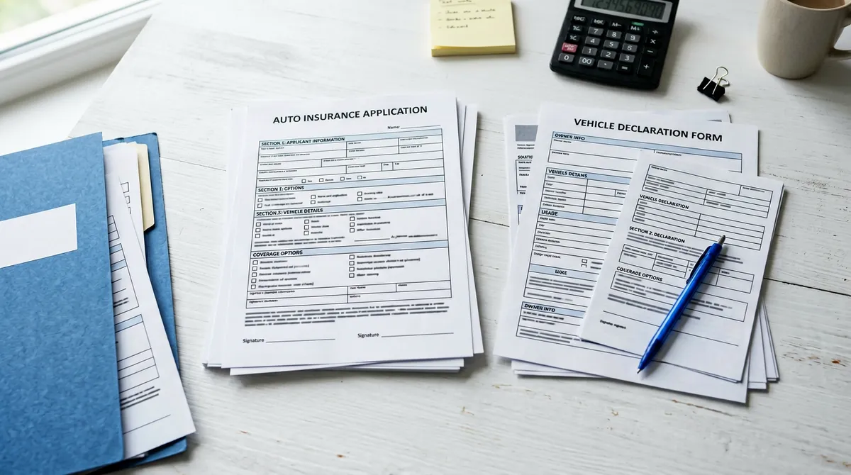 Przegląd formularzy i materiałów dotyczących ochrony ubezpieczeniowej pojazdu